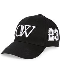 Off-White c/o Virgil Abloh - Multi Logo Adjustable Baseball Cap - Lyst