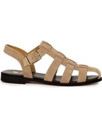 Bobbies - Romane Flat Sandals - Lyst