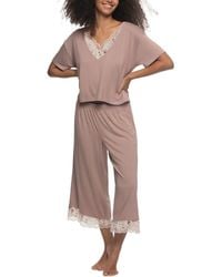 Felina - Amelie Crop Pajamas - Lyst