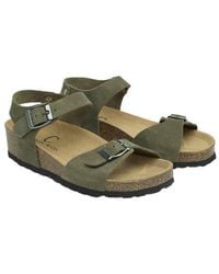 Celtic & Co. - Low Wedge Dbl Buckle Sandal - Lyst