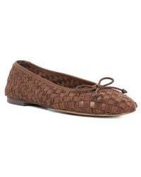 Dune - Heat Leather Ballet Flat - Lyst