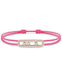 Messika - Care Pavé Diamond Friendship Bracelet - Lyst