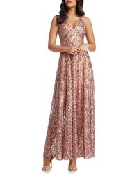 Dress the Population - Ariyah Sequinned Fit & Flare Dress - Lyst