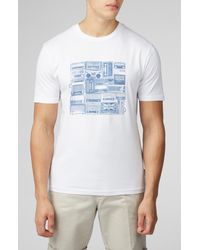 Ben Sherman - Radio Stack Graphic T-shirt - Lyst