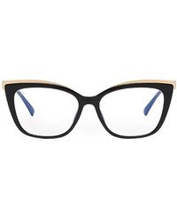 Fifth & Ninth - Jami 53Mm Cat Eye Light Blocking Glasses - Lyst