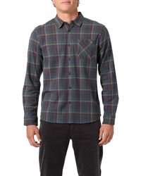 O'neill Sportswear - Redmond Plaid Flannel Button-Up Shirt - Lyst