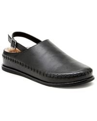 Kelsi Dagger Brooklyn - Freddy Faux Shearling Lined Slingback Flat - Lyst