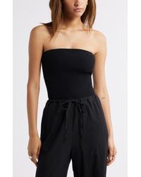 Open Edit - Luxe Rib Tube Top - Lyst