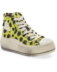 R13 - Kurt Cheetah Print High Top Platform Sneaker - Lyst