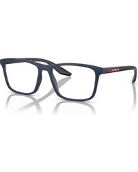 Prada Linea Rossa - 56Mm Rectangle Optical Glasses - Lyst