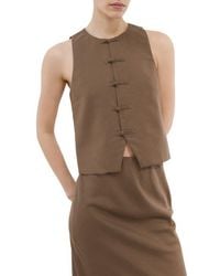 Mango - Toggle Closure Vest - Lyst