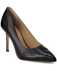 Ralph Lauren - Lynden Pointed Toe Wingtip Pump - Lyst