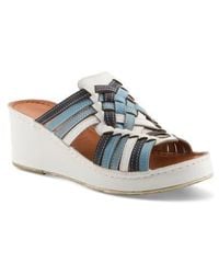 Spring Step - Nokiah Platform Wedge Sandal - Lyst