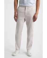 Bugatchi - Tristan Stretch Linen & Cotton Drawstring Pants - Lyst