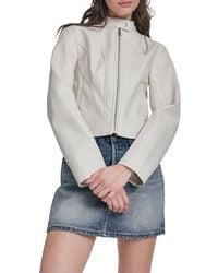 Levi's - Faux Leather Racer Jacket - Lyst
