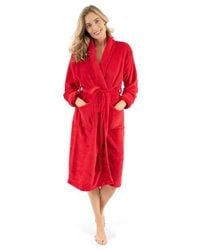 Leveret - Micro Fleece Robe - Lyst