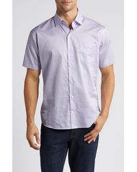 Peter Millar - Crown First Squeeze Short Sleeve Cotton Button-up Shirt - Lyst