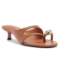 SCHUTZ SHOES - Elliote Kitten Heel Slide Sandal - Lyst