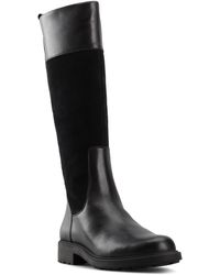 clarks knee high boots outlet
