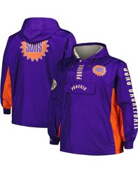 Mitchell & Ness - Phoenix Suns Big & Tall Hardwood Classics Team Og 2.0 Anorak Hoodie Quarter-Zip Windbreaker Jacket - Lyst