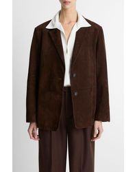 Vince - Suede Blazer - Lyst
