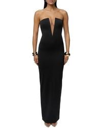 JLUXLABEL - Midnight Illusion Maxi Gown - Lyst