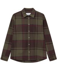 Les Deux - Jeremy Flannel Button-up Shirt - Lyst