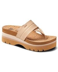Reef - Cushion Vista Higher Lennox Platform Flip Flop - Lyst