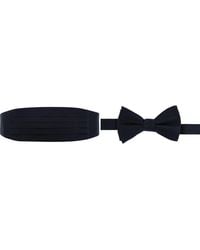 Trafalgar - Sutton Solid Color Silk Cummerbund & Bow Tie Bundle - Lyst