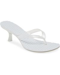 mélange raffia slide sandal jeffrey campbell