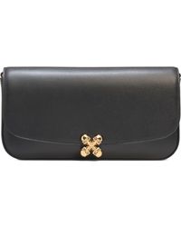 McQueen - Small Skull Flower Shoulder Bag - Lyst
