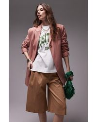 TOPSHOP - Single Button Tailored Blazer - Lyst