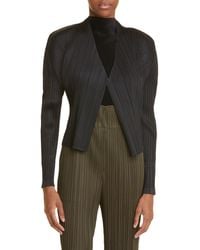 Pleats Please Issey Miyake - Monthly Colors December Pleated Cardigan - Lyst