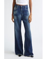 DIESEL - 1996 D-Sire Low Rise Wide Leg Jeans - Lyst