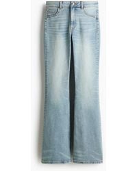 H&M - Flared High Jeans - Lyst