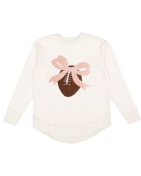 Sweet Wink - Bow Football Patch Sweatshirt - Lyst