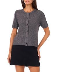 Vince Camuto - Short Sleeve Cardigan - Lyst