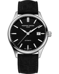 Frederique Constant - Classics Index Automatic Leather Strap Watch, 40Mm - Lyst