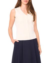 Halogen® - Lapel Collar Sweater Vest - Lyst