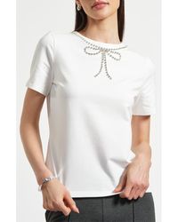 Isaac Mizrahi New York - Crystal Embellished - Lyst