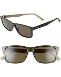 Ferragamo - 57mm Square Sunglasses - Lyst