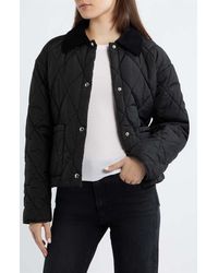 Sam Edelman - Quilted Crop Jacket - Lyst