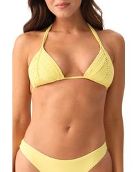 PQ Swim - Isla Macramé Triangle Bikini Top - Lyst