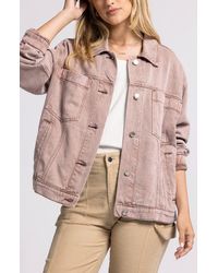 Thread & Supply - Cordell Denim Trucker Jacket - Lyst