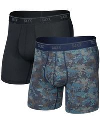Saxx Underwear Co. - Assorted 2-Pack Quick Dry Mesh Slim Fit Boxer Briefs - Lyst