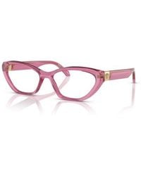 Versace - 53Mm Cat Eye Optical Glasses - Lyst