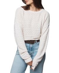 Splendid - Georgie Oversize Pointelle Sweater - Lyst
