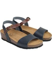 Celtic & Co. - Low Wedge Ankle Strap Sandal - Lyst
