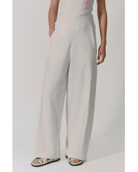 De Loreta - Horchata High Waist French Terry Pants - Lyst