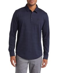 Travis Mathew - Herondale Long Sleeve Cotton Blend Polo Shirt - Lyst